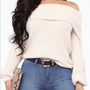 Fashion nova thinking of you sweater!!